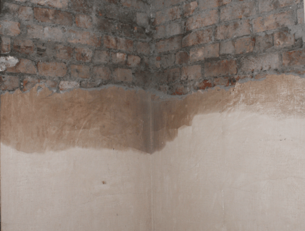 damp patches on walls
