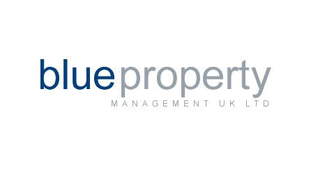 blue property management logo