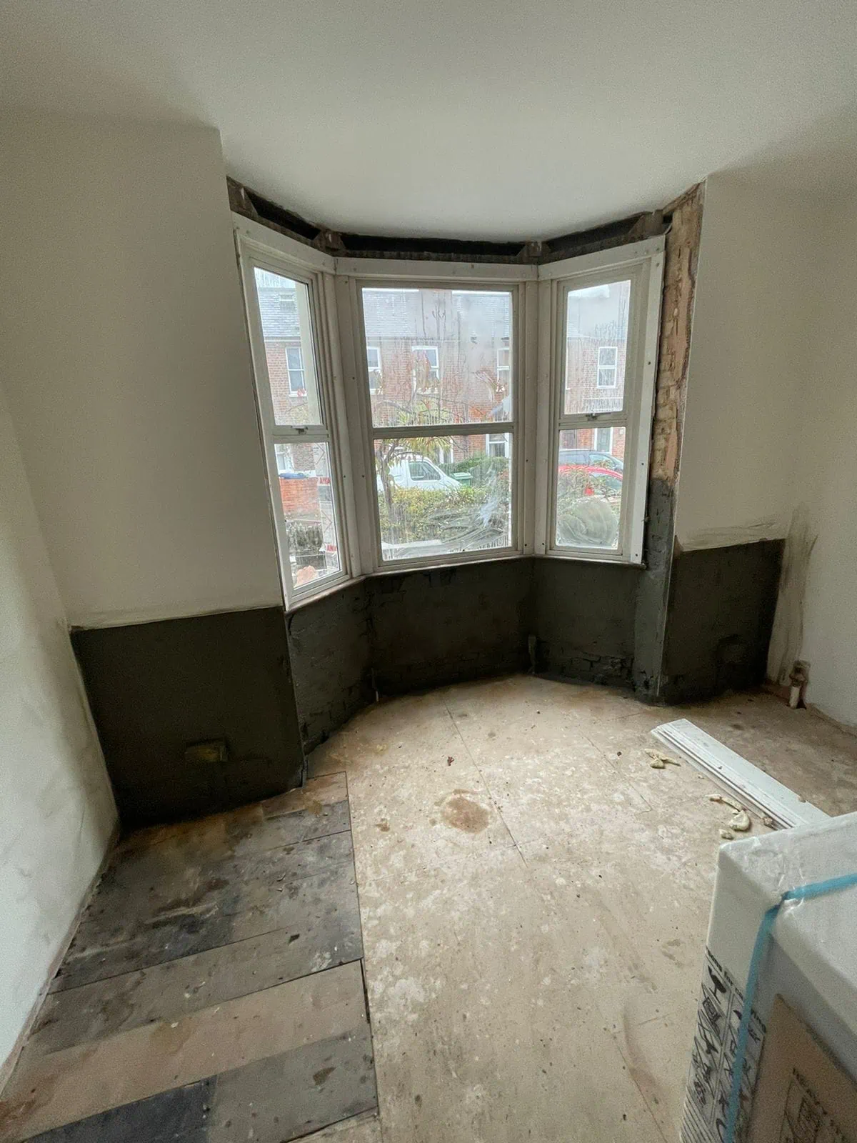 Damp proofing works to a period property in Welwyn Garden City