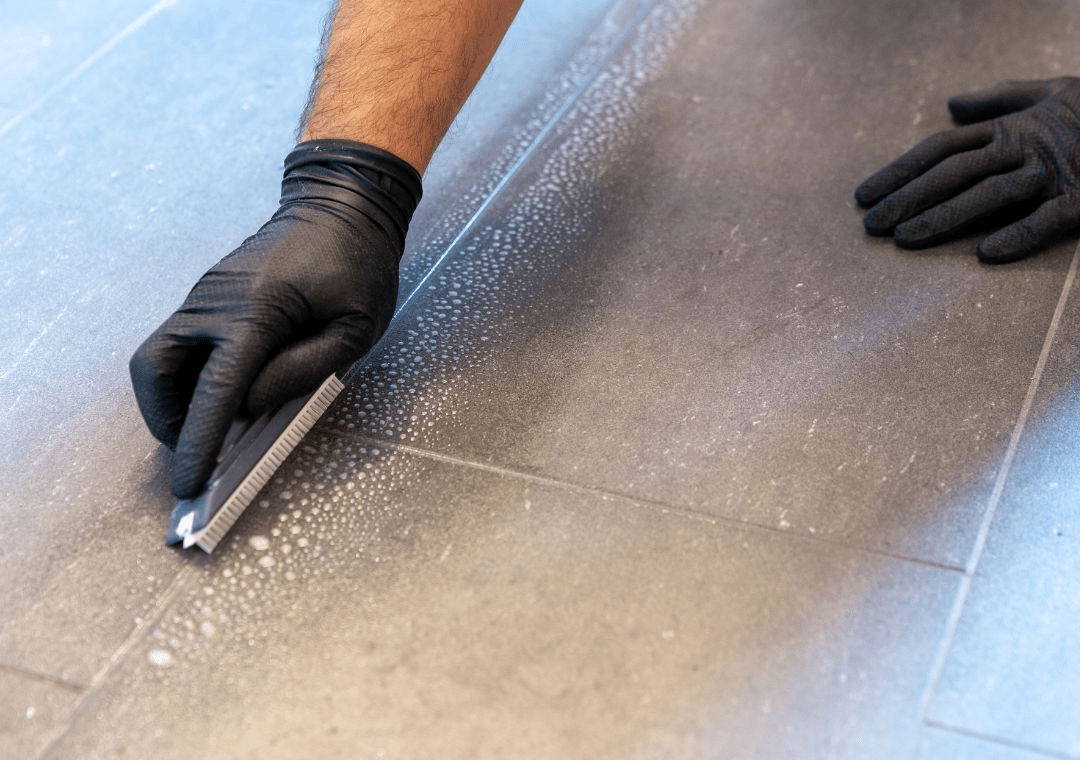 Re-grout your tiles  