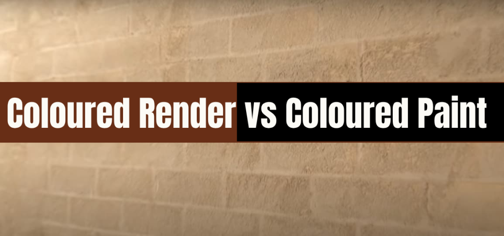 Coloured Render vs Coloured Paint