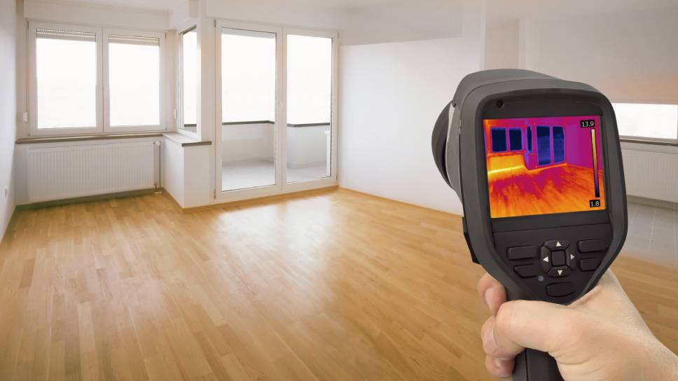 thermal imaging survey in a home