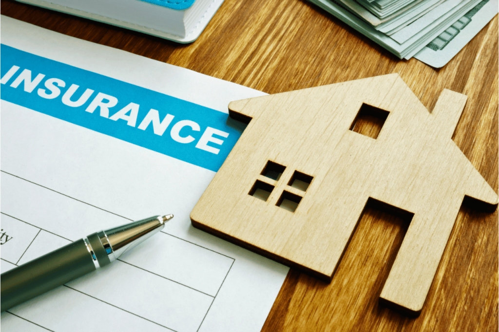 A house insurance documents