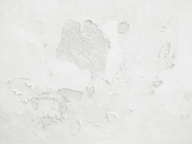 Damp moisture and stains on a wall