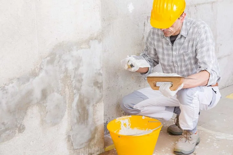 Damp treatment work