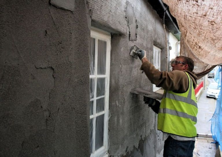 Damp proofing process