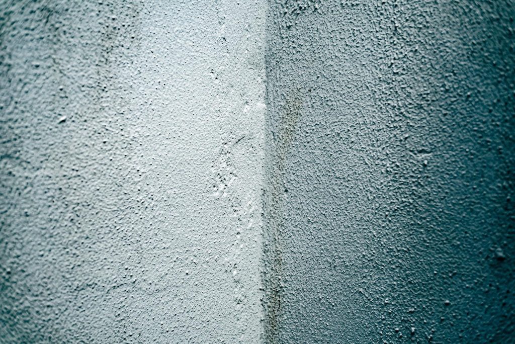 Condensation damage on commercial wall surface